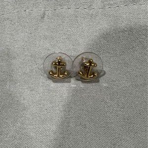 NWOT Kate Spade Gold Anchor Earring Studs